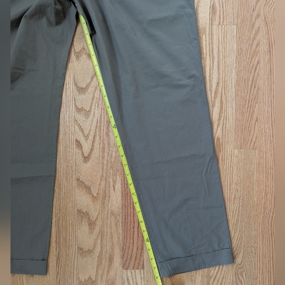 Jil Sander Olive Green Slim Trousers - Picture 8 of 8